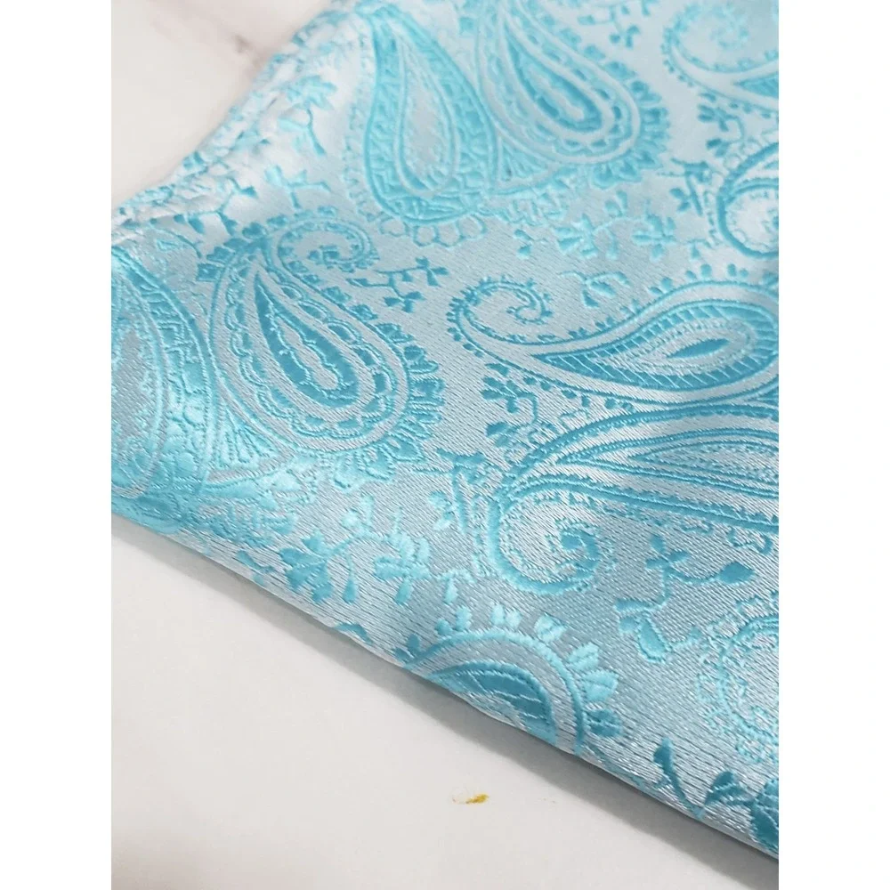 Vintage Bow Tie Paisley Bowtie And Pocket Square Hanky‎ Set Handkerchief Mens